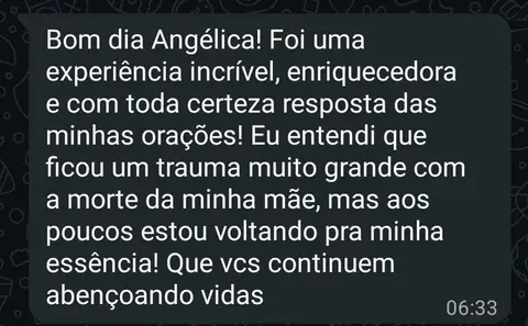 Depoimento de participante