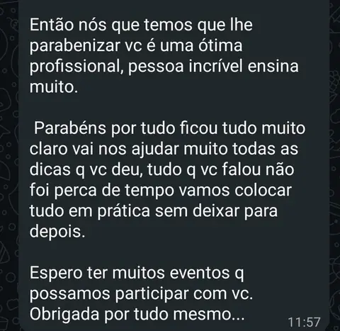 Depoimento de participante